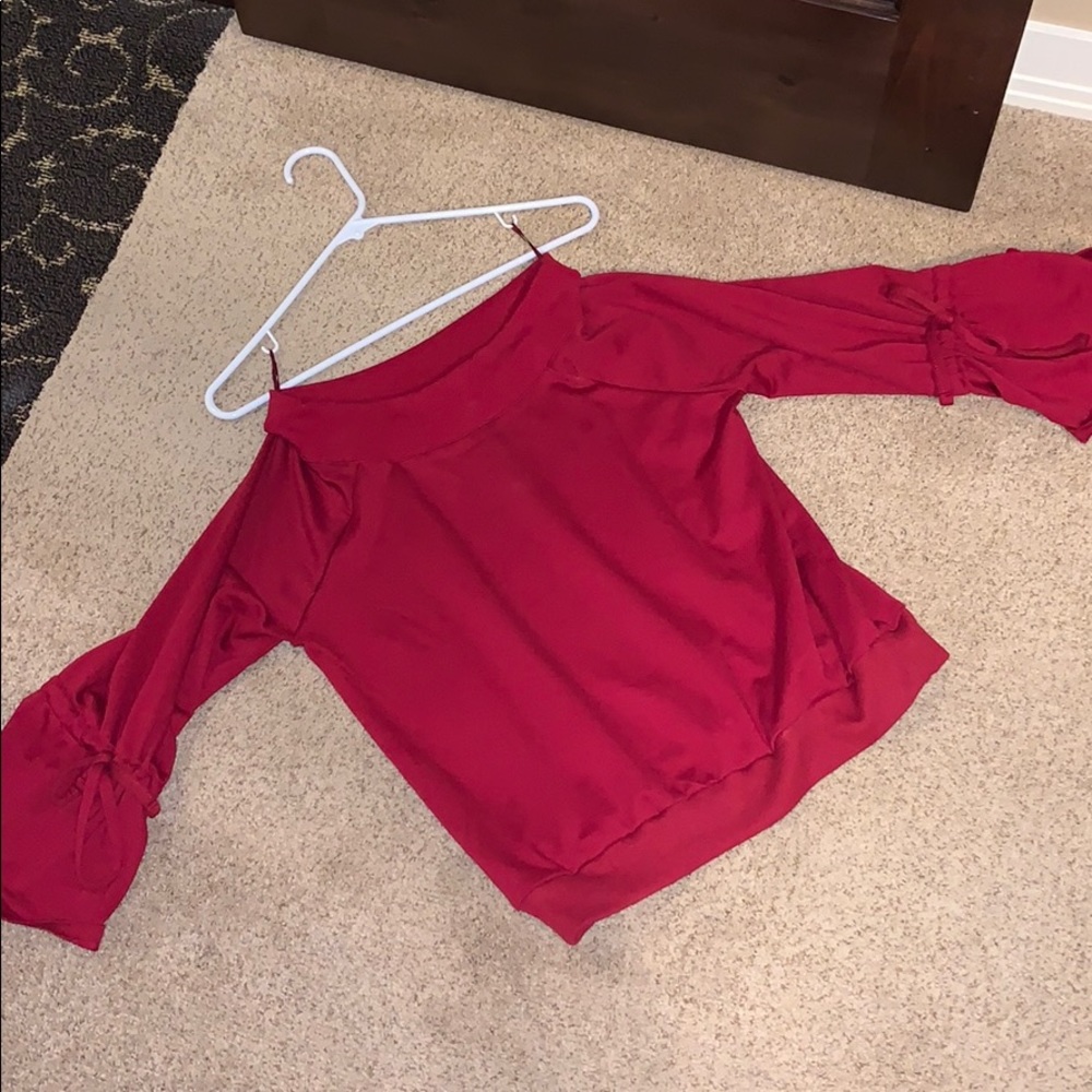 Off the shoulder sweater